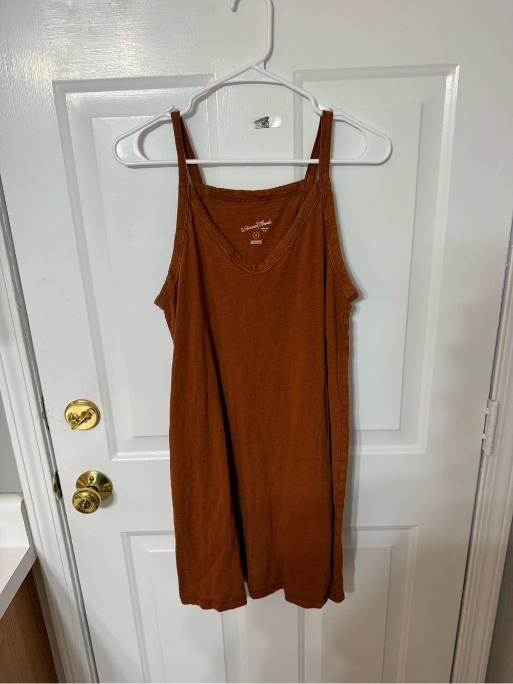 Rust Tank Mini Dress